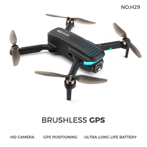 Advanced H29 4-Axis RC Drone Brushless Motor 720P Dual <b>Camera</b> GPS Foldable Design for Safe Aerial Photography & App Control - Product Image 1