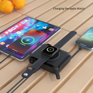 <span class=keywords><strong>Banco</strong></span> de Energía Multifuncional de 15000mAh con Cable de Carga Integrado, Enchufes Intercambiables Globales, Pantalla LED, Compatible con Logotipo Personalizado OEM - Product Image 1