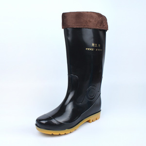 Botas de Invierno para Hombre, Forradas de Felpa, Cálidas, Impermeables, Antideslizantes, de Trabajo, con Caña Alta, para Uso en Exteriores - Product Image 4
