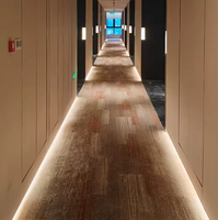 Moquette de luxe sur mesure au design moderne pour hôtels, salles de banquet et couloirs, 80% laine 20% nylon Axminster, pour espaces de prière et de golf
