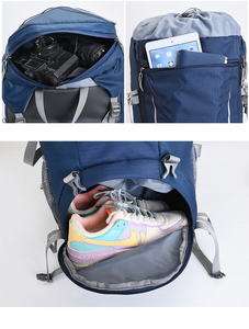 <span class=keywords><strong>Sac</strong></span> <span class=keywords><strong>à</strong></span> <span class=keywords><strong>dos</strong></span> multifonctionnel d'extérieur design <span class=keywords><strong>60L</strong></span> <span class=keywords><strong>Sac</strong></span> de grande capacité tendance pour <span class=keywords><strong>randonnée</strong></span> et camping <span class=keywords><strong>Meilleur</strong></span> vendeur Nouveau Polyester vierge noir - Product Image 6