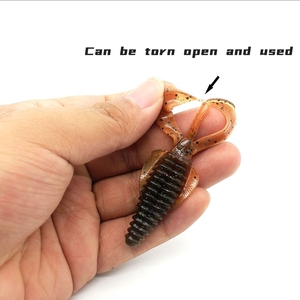 New 8cm/4.5g 12cm/15.5g Bug Craw Jig Mồi câu cá mồi mềm Nhật Bản công thức nước ngọt nước mặn cá vược thu hút tôm - Product Image 4