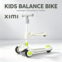 Trottinette Pliante Confortable Nouveau Design pour Enfants de 2 à 9 Ans Filles Garçons Skateboard