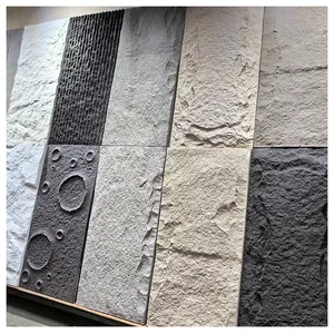 MUMU DESIGN Interior PU Stone Panel Wall Decorative Faux Polyurethane Stone Panel 3D Wall Panel Board