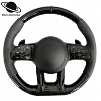 Nouveau volant en cuir pour Mercedes-Benz pour les modèles W223/W213/206/W222/GLC/X253/C253/CLA W117 GLE/CLS avec matériaux PU/PVC