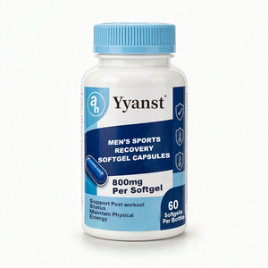 Men's Sports Recovery Softgel Capsules 60pcs 800mg Support <b>Post</b> Workout Status Maintain Physical Energy Daily Supplement for Men - Product Image 1