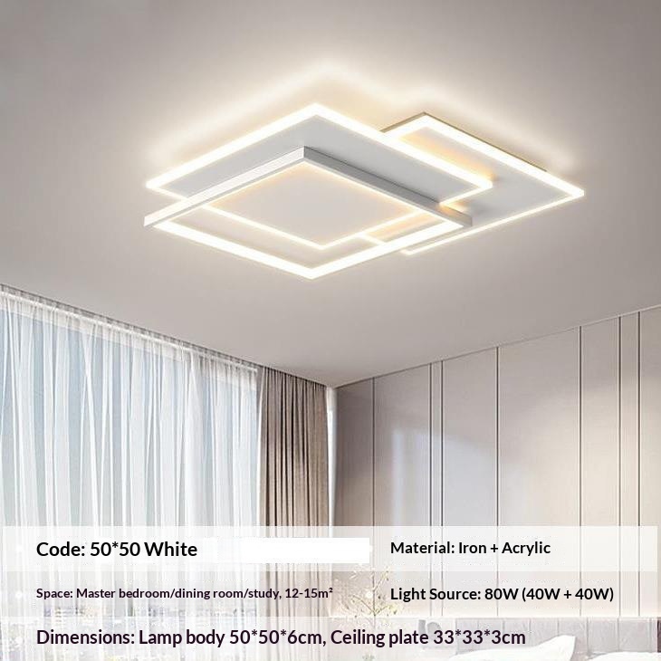 Ceiling Lamp Advanced Sense Full Spectrum LED Remote Voice Control Minimalist Iron Acrylic Eye Protection Living Room Lighting