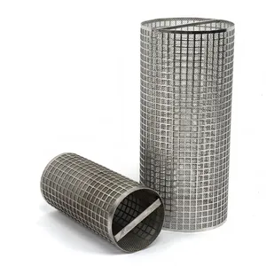 Custom-Made Stainless Steel Wire Mesh Cylinder Filter Tube Industrial Filtration Equipment at Factory Price