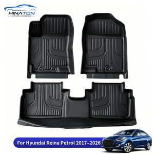 Tapis de sol de voiture 3D en <span class=keywords><strong>TPE</strong></span> toutes saisons, tapis de coffre et tapis de protection pour Hyundai Reina Essence 5 places 2017-2026 - Product Image 1