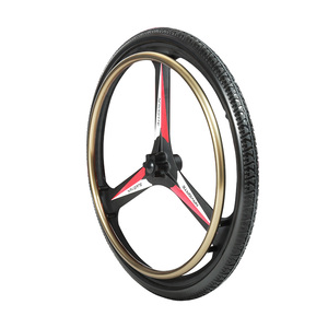 Fauteuil roulant pliant portable, fauteuil roulant de voyage avec frein à main, fauteuil roulant ultra-léger pour les personnes âgées et les enfants - Product Image 6