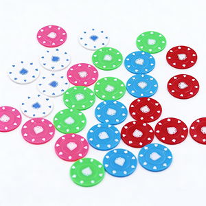 Jetons de poker personnalisés en PS, vente en gros, logo personnalisé, qualité casino, jetons de poker en plastique pour Texas Hold'em, jeux à domicile et en club - Product Image 5