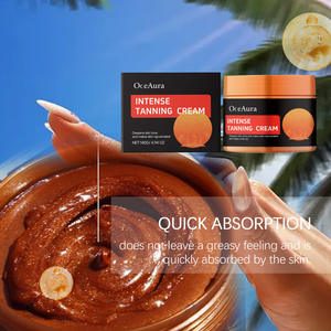 Venta al por mayor ingredientes orgánicos naturales cara Cuerpo crema de bronceado verano playa bronce negro bronceado intenso crema de bronceado - Product Image 5