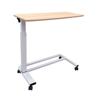 Table de chevet de lit, bureau d'ordinateur moderne et pliable, avec roulettes