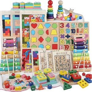 Puzzles et Instruments de Musique Modulables, Jeux d'Imitation, Jeux d'Empilement Montessori, Jouets Éducatifs pour Garçons et Filles - Product Image 1