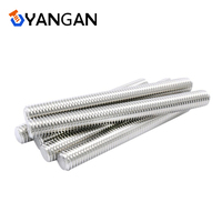 M6 M8 M10 M12 M14 M16 304 Stainless Steel Zinc Plated Double Head Threaded Left/Right Hand Stud Bolts YA Brand