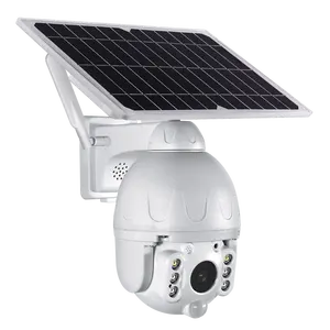 태양 패널 무선 IP 팬/틸트/4G PIR 태양 전원 실내 야외 스마트 홈 카메라