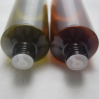 Usine En Gros Vert Ambre 100ml 150ml 200ml Bouteille De Toner De La Peau En Plastique Fenty Bouteilles avec Couvercle En Alumine Noire