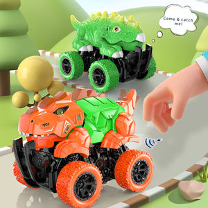 Voiture dinosaure jouet avec évitement automatique d'obstacles, son, bouche et queue mobiles, robot dinosaure électrique, 3 piles AAA incluses - Product Image 2