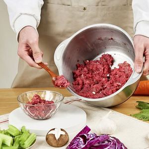 Penggiling daging stainless, prosesor sayuran multifungsi pemotong makanan listrik/ - Product Image 4