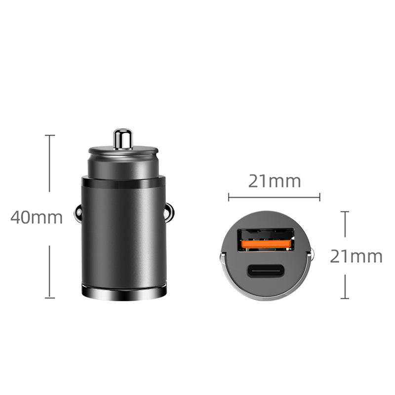 Mini 30W QC3.0 Dual USB Car Charger - Image 2
