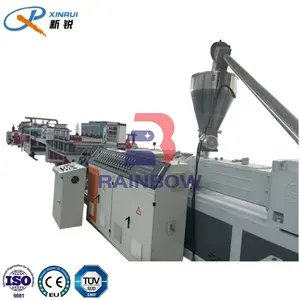 Twin Double Screw PVC WPC Foam Board Panel Sheet Machine Production Line PVC Foam Board Furniture Production Line