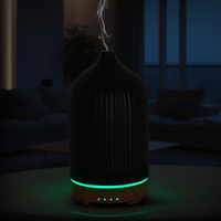 Humidificateur ultrasonique en céramique personnalisable, diffuseur d'arômes, éclairage LED, grande capacité, alimentation USB - pour hôtels et usage commercial