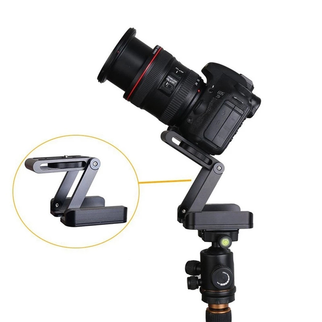 Factory Wholesale Tripod Head Stand Mount Camera Folding Z Type Quick Release Plate for Photography Accessories