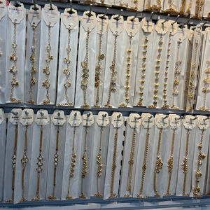 <span class=keywords><strong>Bracciali</strong></span> alla Moda all'Ingrosso, Bracciale a Farfalla in Acciaio Inossidabile Placcato Oro 18K, Bracciale a Catena in <span class=keywords><strong>Argento</strong></span> per Donne - Product Image 5