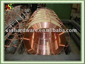 0,6 Kupfer beschichteter Spulen nagels chweiß draht - Product Image 2