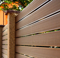 Beaux panneaux muraux 3D WPC pour intérieur extérieur facile à installer propre pour les intérieurs écoles salons hôtels extérieur décor en bois
