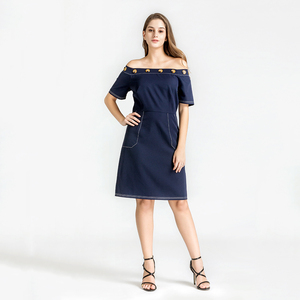 Mujer venta al por mayor de moda casual de la liga en la espalda de parquet ancho de la pierna de mono - Product Image 2