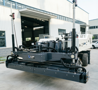 Machine à lisser le béton laser 4x4 haute performance avec autonomie de 15h pour la stabilisation des bases industrielles