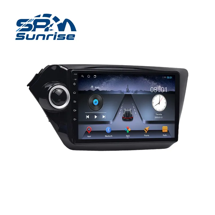 Untuk KIA RIO 3 2011-2019 9 Inci Layar Besar Android Auto Radio Pemutar Dvd Mobil dengan Bingkai Dukungan Gps Wifi