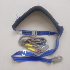 Cinturón de Seguridad para Construcción Eléctrica, Cuerda Protectora de Nailon, Trabajo en Altura, Doble Seguridad, Engrosado, Directo de Fábrica - Product Image 1