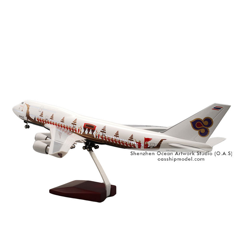 747 Thai Airways Airplane Model