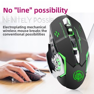 Có Thể Sạc Lại Chế Độ Kép Không Dây Cho Bluetooth Chuột Phổ Biến E-Thể Thao Im Lặng Trò Chơi Thiết Kế Ngay - Product Image 5