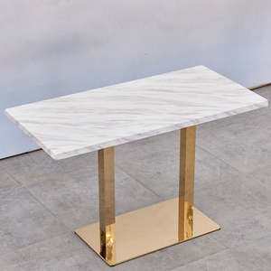 <span class=keywords><strong>Table</strong></span> à manger ronde et carrée en marbre, pour Restaurant, Restaurant, <span class=keywords><strong>Bistrot</strong></span>, 800mm - Product Image 5