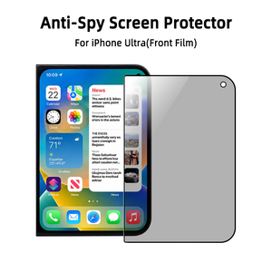 Protection d'écran en verre trempé pour <span class=keywords><strong>iPhone</strong></span> Duo, anti-espionnage, anti-explosion, impression soyeuse, couverture intégrale, anti-rayures - Product Image 5