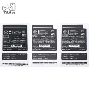 NSLikey per PSP 1000 2000 3000 Shell Battery Warehouse Label garanzia etichetta codice a barre Sticker JP US HK Version