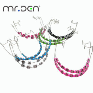 <span class=keywords><strong>Mr</strong></span>.Den Décorations dentaires temporaires colorées, fils métalliques, attaches orthodontiques, ligatures, décorations dentaires, attaches manuelles de classe - Product Image 5