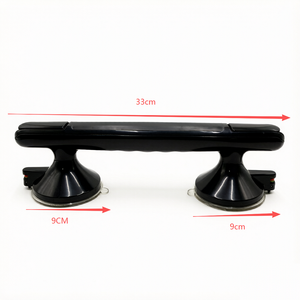 Barre d'appui antidérapante noire à <span class=keywords><strong>ventouse</strong></span> <span class=keywords><strong>pour</strong></span> <span class=keywords><strong>salle</strong></span> de <span class=keywords><strong>bain</strong></span>, <span class=keywords><strong>poignée</strong></span> de sécurité <span class=keywords><strong>pour</strong></span> douche/baignoire, installation facile, support robuste <span class=keywords><strong>pour</strong></span> personnes âgées et handicapées - Product Image 5