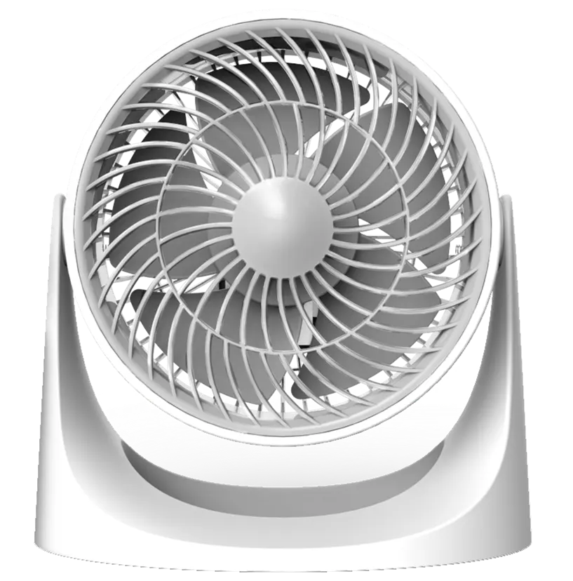 Nieuw Ontwerp Kleine Ventilator Voetstuk Tafel Draagbare Oplaadbare Luchtcirculatieventilatoren Airconditioning Kleur Doos Witte Kamer