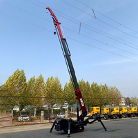 Guindaste Aranha Portátil RST L-320 CE EPA EURO 5 de 2t, 3t, 5t, 8t – Máquina de Elevação e Guindaste Mini Aranha de Esteira de 3 Toneladas