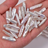 Perles baroques naturelles d'eau douce, lumières fortes, non poreuses, en vrac, pour ornements faits main DIY