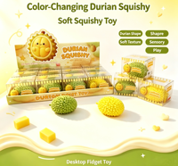 Jouet Squishy en TPR multi-styles, en forme de dessin animé (citron, chou, fruit, chien), à remontée lente, anti-stress, jouet à presser pour enfants