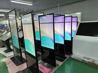 Totem Digital Signage Profesional 55 inci 65 inci FHD dengan CMS Terintegrasi untuk Hotel, Pusat Perbelanjaan, Lift, Pendidikan, dan Penunjuk Jalan