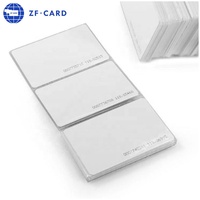 Auf Lager Versandfertig RFID Offsetdruck Magnetische PVC-Karte mit 13,56MHz Chip für Zugangskontrolle