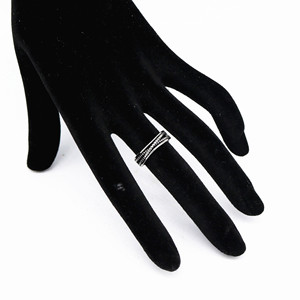 Anillo de cuerda retro yunique, acero inoxidable 316, estilo plata tailandesa, diseño geométrico, joyería de regalo - Product Image 5