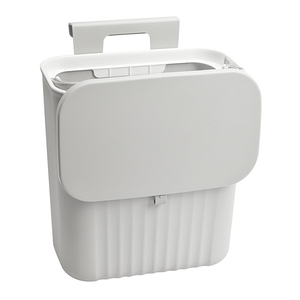 Hanging Kitchen Collapsible Waste Bin 9l Plastic Folding Garbage Can For Cabinet Car Bedroom Bathroom Kitchen