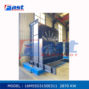 Radiateur en cuivre pour générateur diesel Baudouin 16M55D3150E311, 2780KW, pour centre <span class=keywords><strong>de</strong></span> données Internet, <span class=keywords><strong>refroidissement</strong></span> à deux circuits - Product Image 3